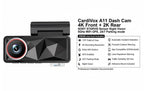 CardiVox - 4K Dash Cam 6Lens Dash Camera Front and Rear SONY STARVIS  Sensor Night Vision 5GHz WiFi GPS 24/7 Parking mode, 256GB