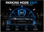 CardiVox - 4K Dash Cam 6Lens Dash Camera Front and Rear SONY STARVIS  Sensor Night Vision 5GHz WiFi GPS 24/7 Parking mode, 256GB