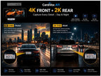 CardiVox - 4K Dash Cam 6Lens Dash Camera Front and Rear SONY STARVIS  Sensor Night Vision 5GHz WiFi GPS 24/7 Parking mode, 256GB