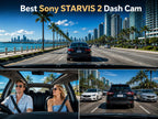 CardiVox A21 3 Channel Dash Cam 4K+2.5K+2.5K Sony STARVIS 2 GPS WiFi ADAS 256GB