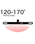 CardiVox License Plate Backup Camera – HD Rear View Camera with Night Vision, 170° Wide Angle, Waterproof IP67, Universal
