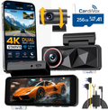 CardiVox - 4K Dash Cam 6Lens Dash Camera Front and Rear SONY STARVIS  Sensor Night Vision 5GHz WiFi GPS 24/7 Parking mode, 256GB
