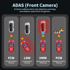 CardiVox - 4K Dash Cam 6Lens Dash Camera Front and Rear SONY STARVIS  Sensor Night Vision 5GHz WiFi GPS 24/7 Parking mode, 256GB