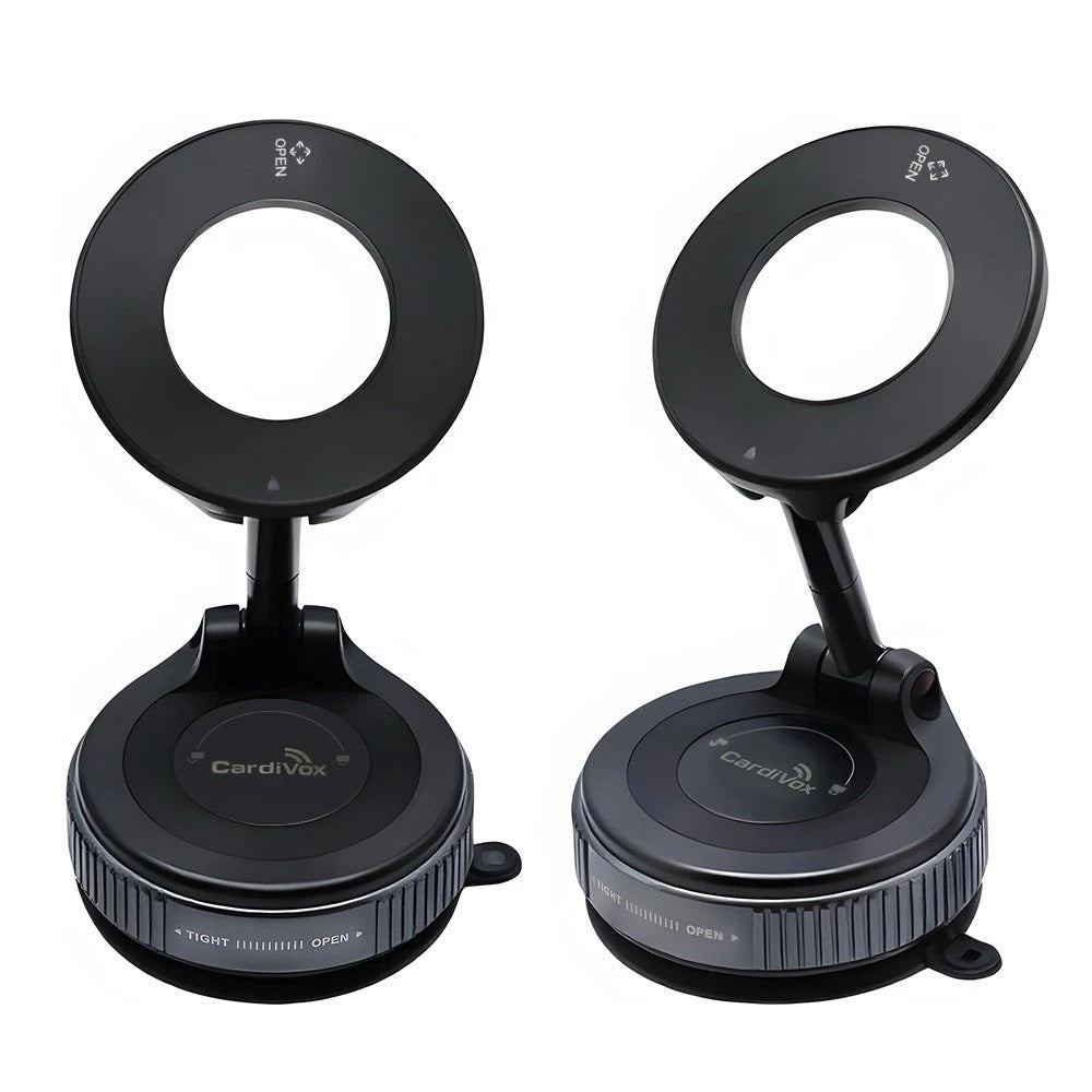 CardiVox 360° Adjustable Magnetic Vacuum Suction Cup Car Phone Holder
