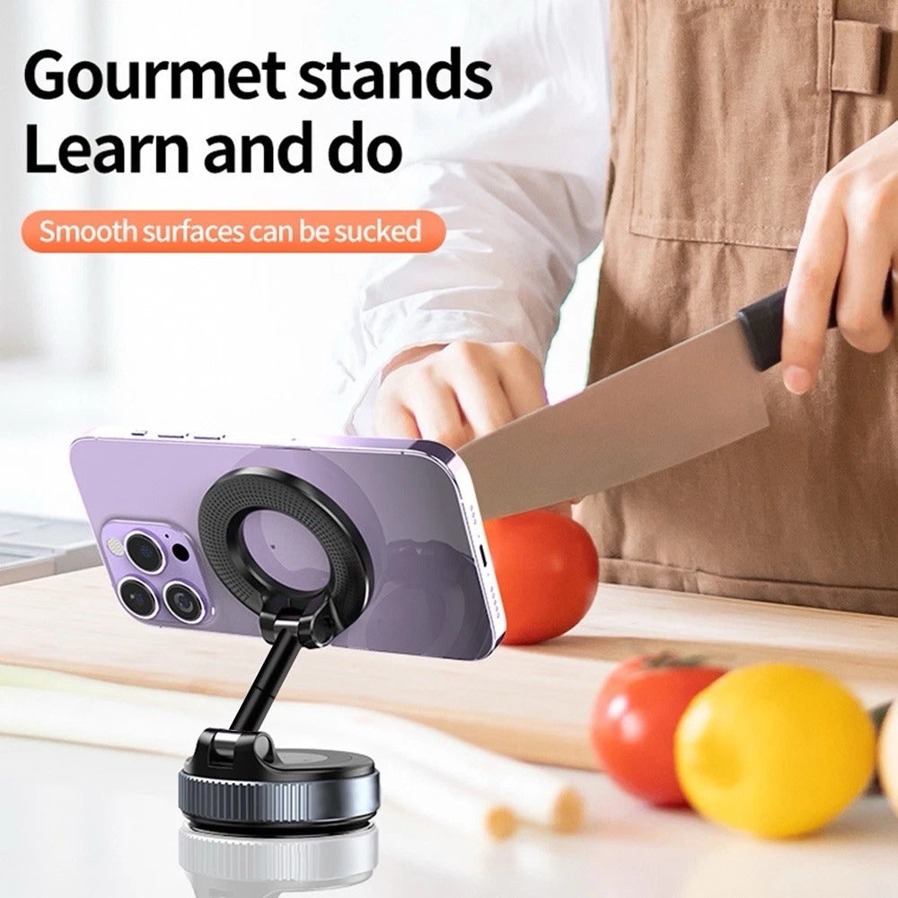 CardiVox 360° Adjustable Magnetic Vacuum Suction Cup Car Phone Holder